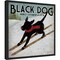 Black Dog Ski Co (square) by Ryan Fowler Canvas Wall Art Print Framed